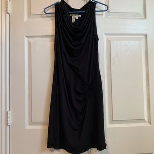LBD with side ruffle